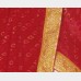 Cute’s Silk Georgette party Sharee with all over Rhine stone and golden metallic embroidery